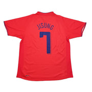 2006/08 South Korea Ji Sung #7 Home Shirt (L) Nike