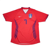 2006/08 South Korea Ji Sung #7 home Shirt (L) Nike