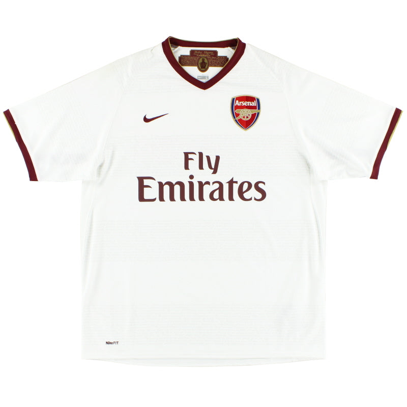 2007-08 Arsenal Nike Away Shirt M