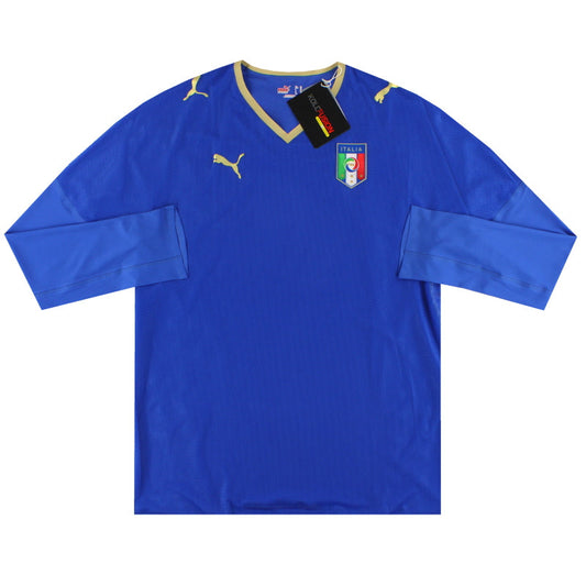 2007-08 Italy Puma Player Issue Home Shirt L/S *w/tags* XL