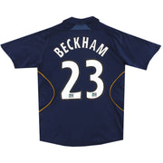 2007-08 LA Galaxy adidas Away Shirt Beckham #23 S.Boys