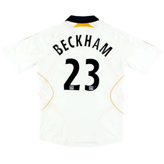 2007-08 LA Galaxy adidas Home Shirt Beckham #23 *w/tags* S