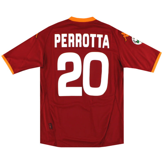 2007-08 Roma Kappa Home Shirt Perrotta #20 *As New* XL