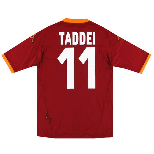 2007-08 Roma Kappa Home Shirt Taddei #11 *As New* XL