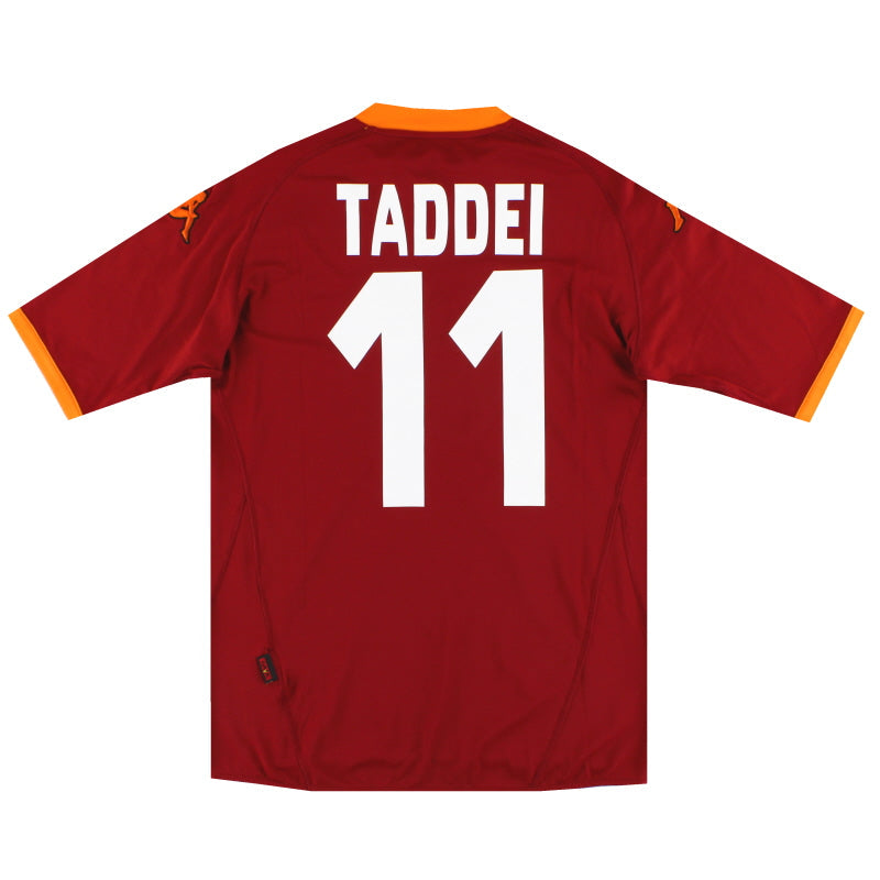 2007-08 Roma Kappa Home Shirt Taddei #11 *As New* XL
