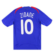 2007-08 France adidas Home Shirt Zidane #10 S