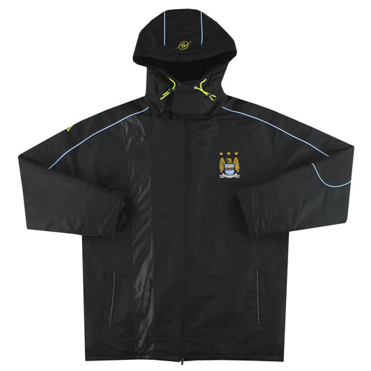 2007-08 Manchester City Le Coq Sportif Padded Bench Coat L