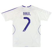 2007-08 Real Madrid adidas Home Shirt Raul #7 *Mint* S