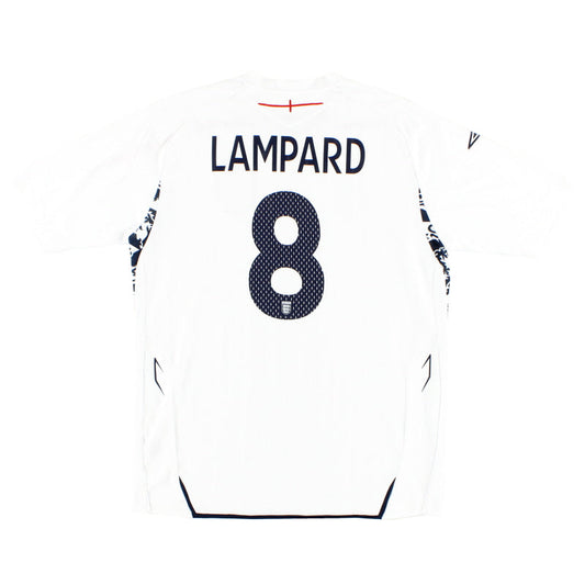 2007-09 England Umbro Home Shirt Lampard #8 S