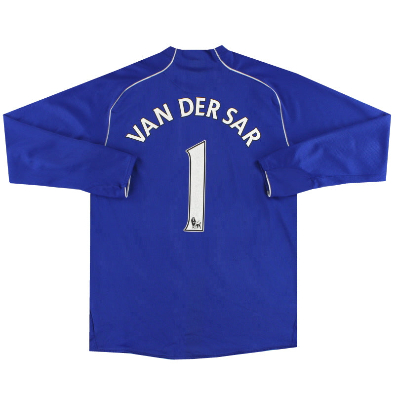 2007-09 Manchester United Nike Goalkeeper Shirt Van Der Sar #1 XXL
