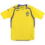 2007-09 Sweden Umbro Home Shirt M