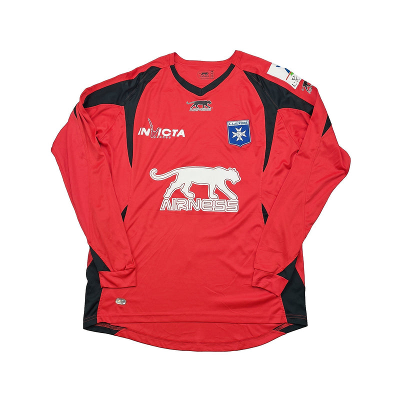 2007/08 Auxerre Jaures #3 *Match Issue* L/S Away Shirt (XL) Airness