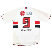 2007/08 Sao Paulo #9 Home Shirt (L) Reebok
