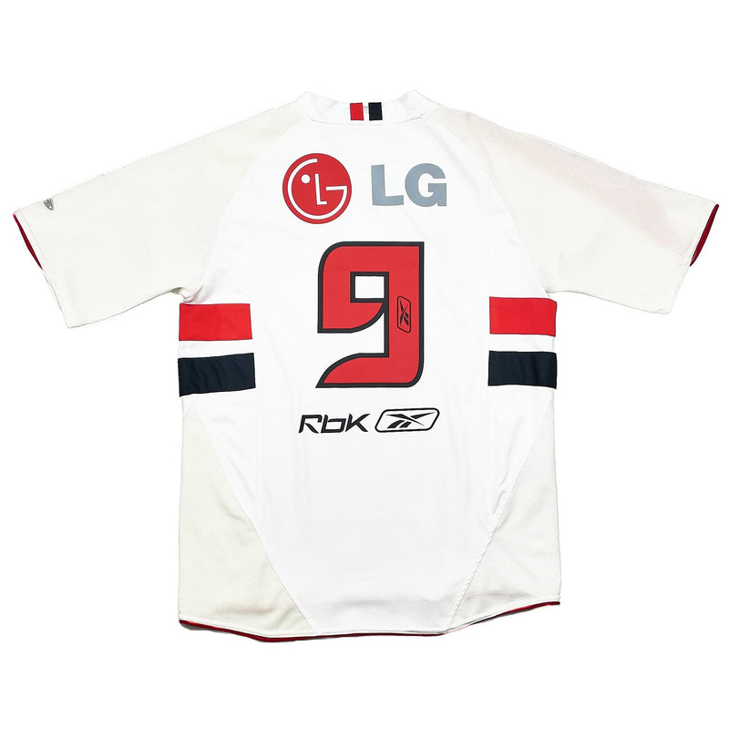 2007/08 Sao Paulo #9 Home Shirt (L) Reebok