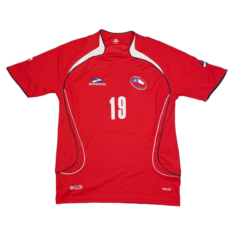 2007/09 Chile #19 Home Shirt (L) Brooks