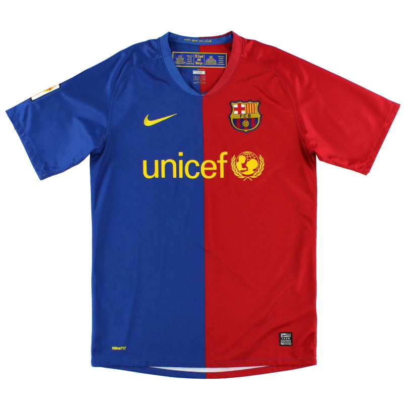 2008-09 Barcelona Nike Home Shirt XL.Boys