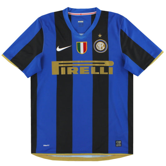 2008-09 Inter Milan Nike Home Shirt M