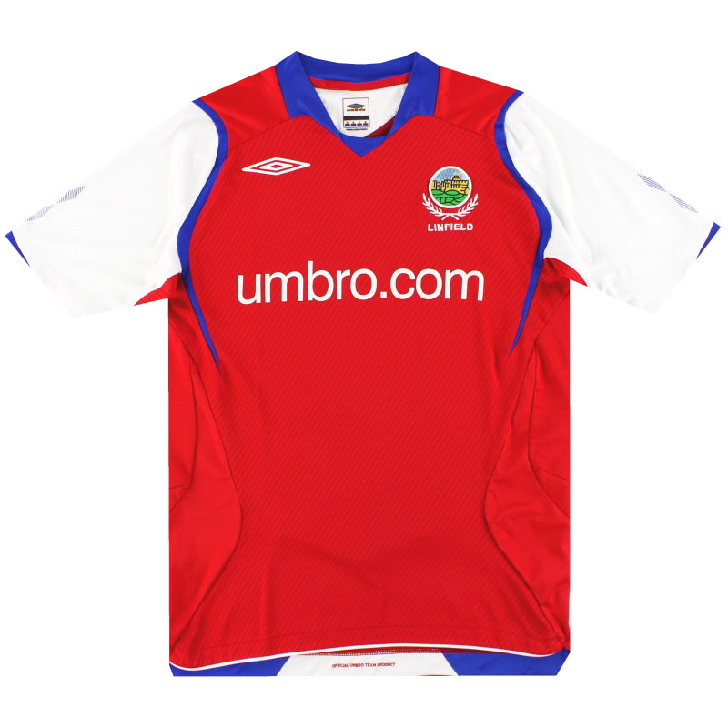 2008-09 Linfield Umbro Away Shirt S