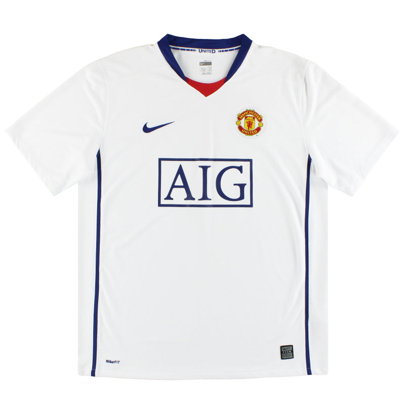 2008-09 Manchester United Nike Away Shirt XXL - Classic Football Kit