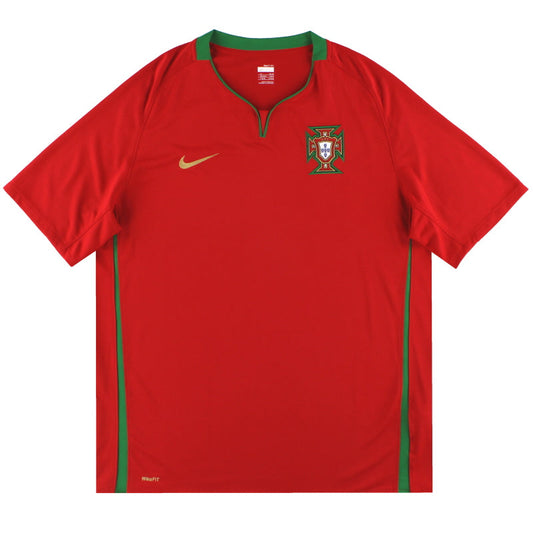 2008-09 Portugal Nike Home Shirt *Mint* M