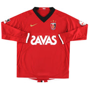 2008 Urawa Red Diamonds Nike Home Shirt L/S
