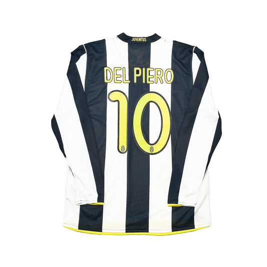 2008/09 Juventus Del Piero #10 L/S Home Shirt (L) Nike