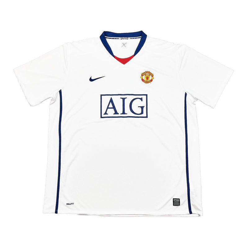 2008/09 MANCHESTER UNITED BERBATOV #9 AWAY SHIRT (XXL) NIKE