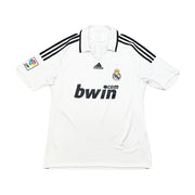 2008/09 Real Madrid Guti Haz #14 Home Shirt (L) Adidas
