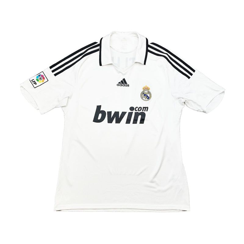 2008/09 Real Madrid Guti Haz #14 Home Shirt (L) Adidas