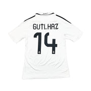 2008/09 Real Madrid Guti Haz #14 Home Shirt (S) Adidas