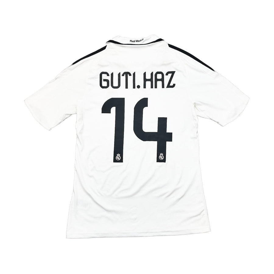 2008/09 Real Madrid Guti Haz #14 Home Shirt (S) Adidas