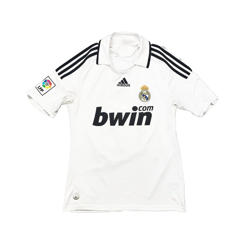 2008/09 Real Madrid V.Nistelrooy #17 Home Shirt (S) Adidas