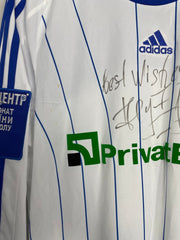 2008/10 Dynamo Kyiv #90 *Signed Shevchenko* L/S Home Shirt (M) Adidas