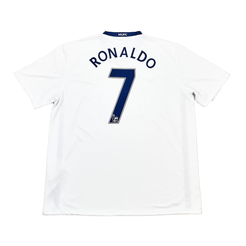 2008/10 MANCHESTER UNITED RONALDO #7 AWAY SHIRT (XXL) NIKE