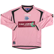 2009-10 Deportivo Alaves Legea Away Shirt #9 L/S Y