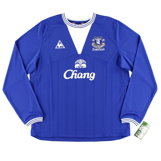 2009-10 Everton Le Coq Sportif Home Shirt L/S *w/tags* XL