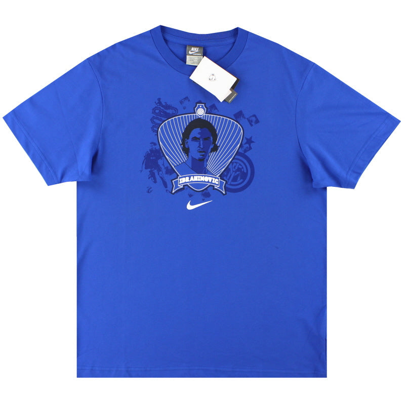 2009-10 Inter Milan Nike 'Ibrahimovic' Graphic Tee *BNIB* S