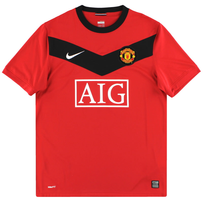 2009-10 Manchester United Nike Home Shirt L