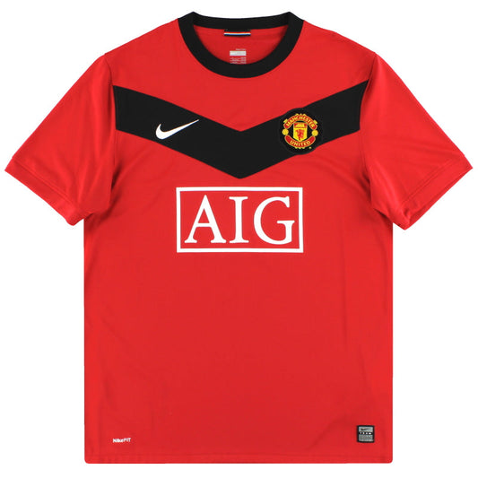 2009-10 Manchester United Nike Home Shirt M
