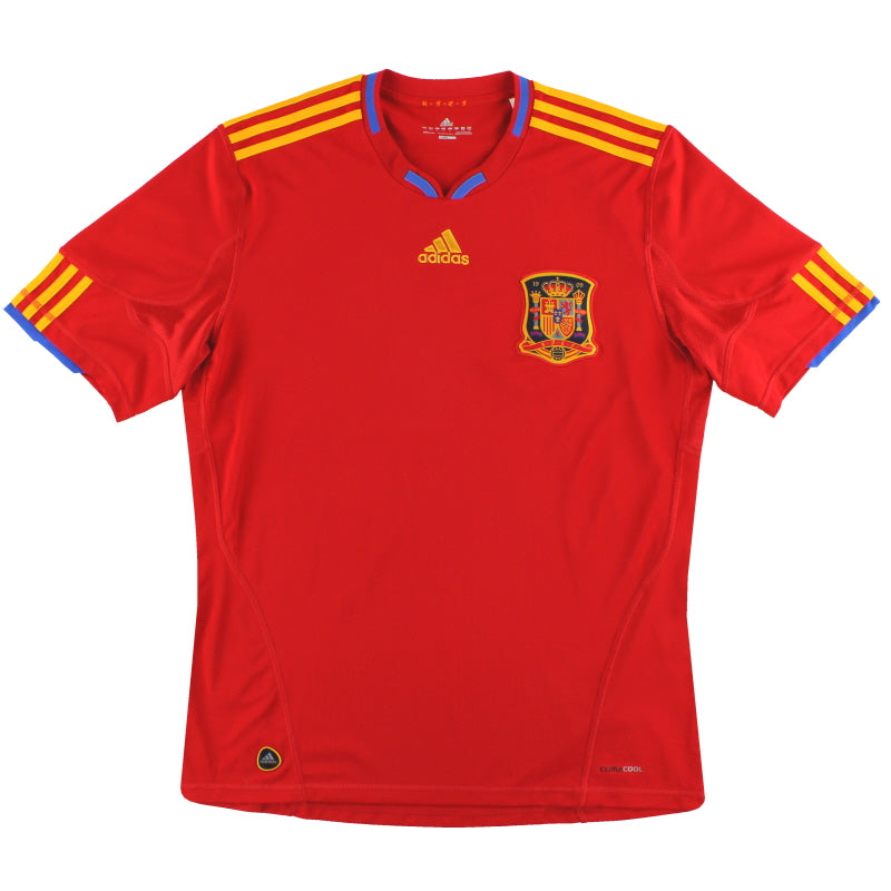 2009-10 Spain adidas Home Shirt S