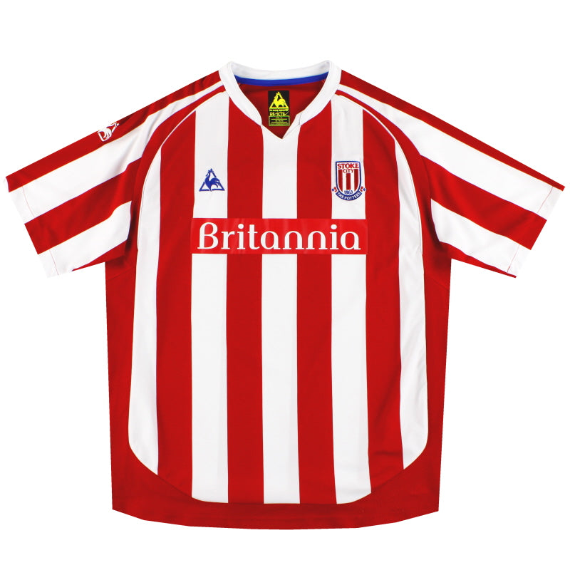 2009-10 Stoke Le Coq Sportif Home Shirt L