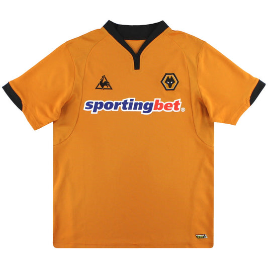 2009-10 Wolves Le Coq Sportif Home Shirt L