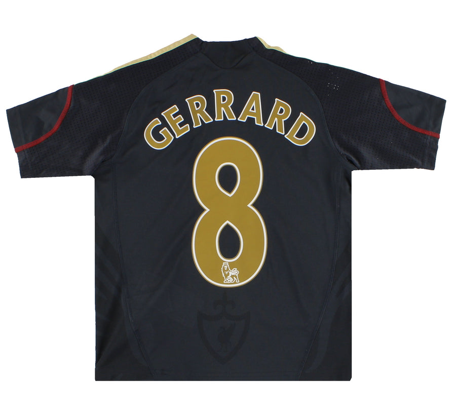 2009-10 Liverpool adidas Away Shirt Gerrard #8 XS.Boys