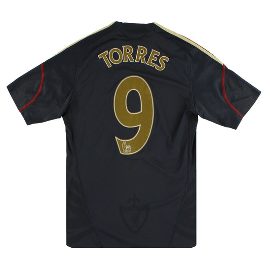 2009-10 Liverpool adidas Away Shirt Torres #9 S