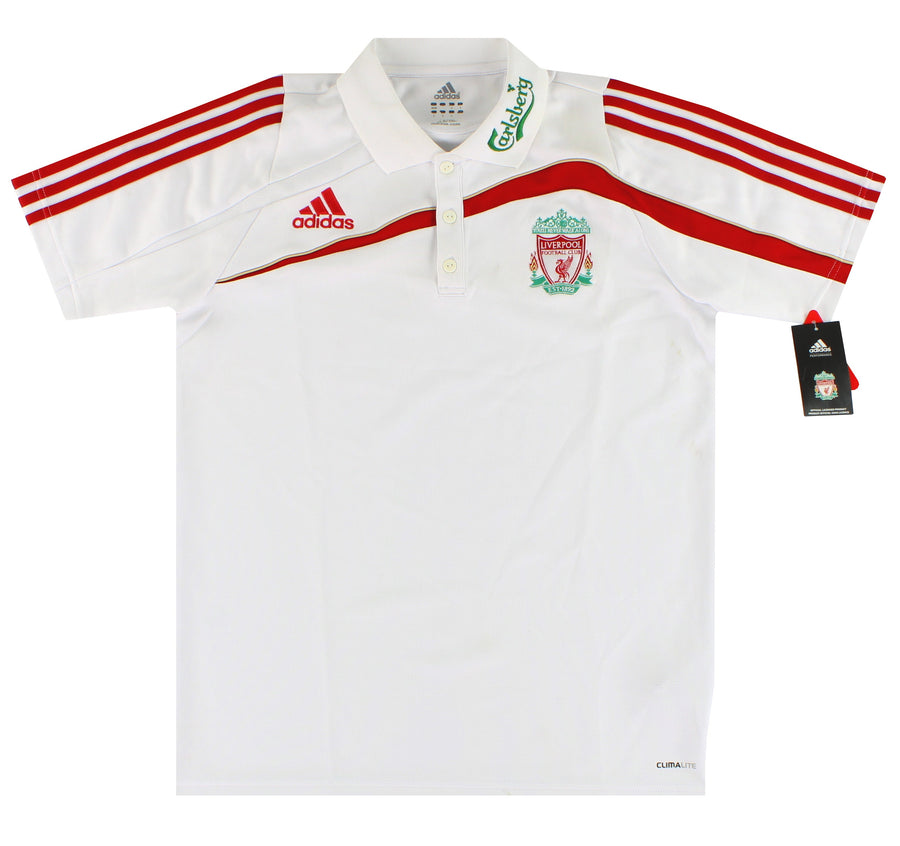 2009-10 Liverpool adidas Climalite Polo Shirt *w/tags* M