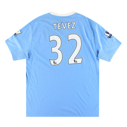 2009-10 Manchester City Umbro Home Shirt Tevez #32 XL