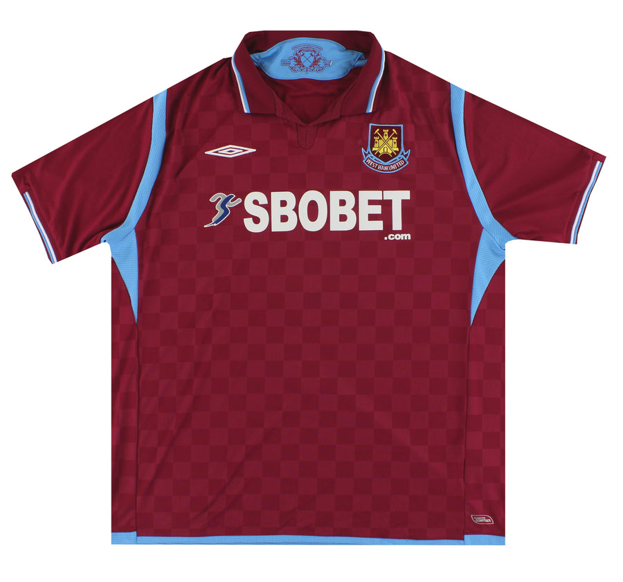 2009-10 West Ham Umbro Home Shirt XXL