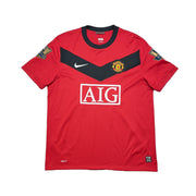 2009/10 Manchester United Scholes #18 Home Shirt (L) Nike