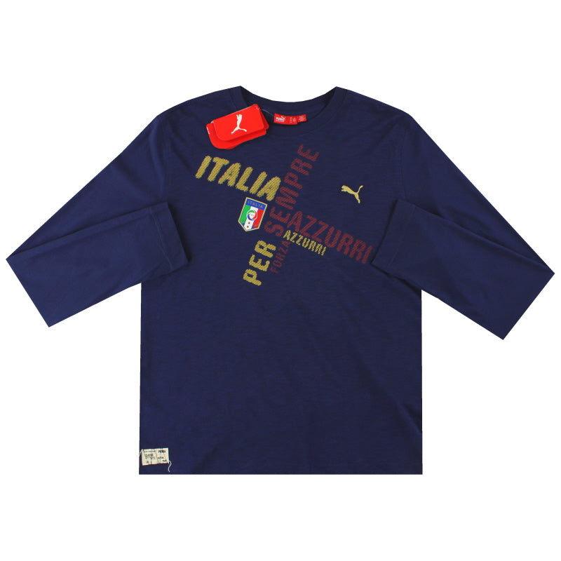 2010-11 Italy Puma Graphic Tee L/S *BNIB* XL