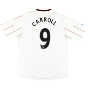 2010-11 Liverpool adidas Away Shirt Carroll #9 XXL